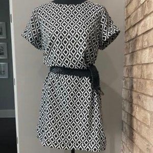 Diamond Patten Shift Dress